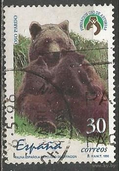 Испания. Медведь. 1996г. Mi#3263.
