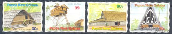 Папуа 1989 Архитектура. Дома, 4 м