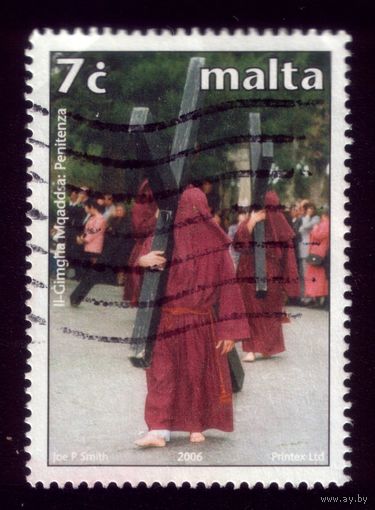 1 марка 2006 год Мальта Фанатики 1451