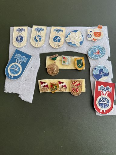 Значки спорт с рубля