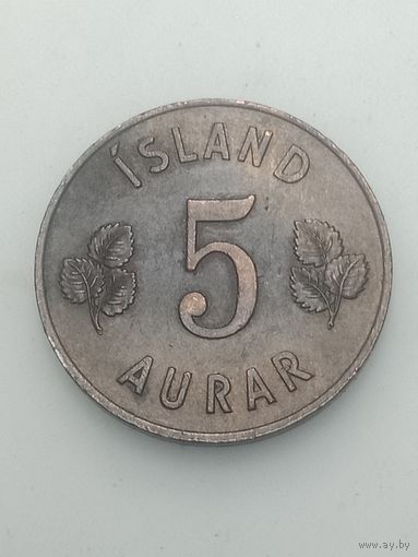 Исландия 5 эйре  1946 года .