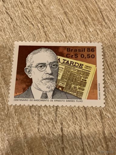 Бразилия 1986. Alvaro Martins. Марка из серии