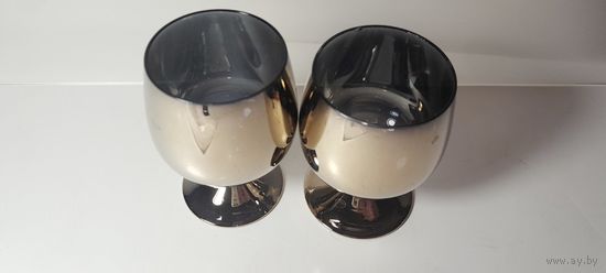 Рюмка на ножке зеркальное стекло 2 шт.