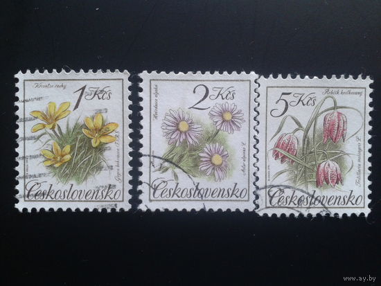 Чехословакия 1990 цветы