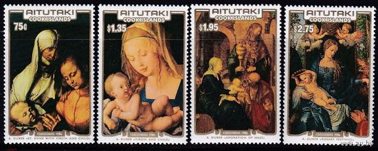 1986 Аитутаки 593-596 Живопись / Рождество 14,00 евро