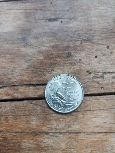 Американские Виргинские Острова 25 центов 2009 год.  ( США)
