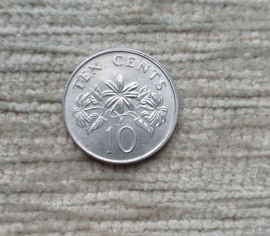 Werty71 Сингапур 10 центов 1986