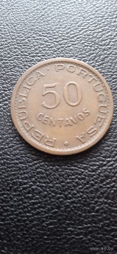 Португальский Мозамбик 50 сентаво 1974 г.