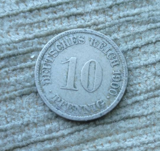 Werty71 Германия 10 пфеннигов 1900 G