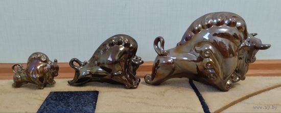 Статуэтки Зубр СССР комплект 3 шт