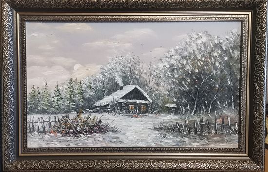 Картина маслом " Хуторок"