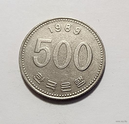 Южная Корея 500 вон, 1989