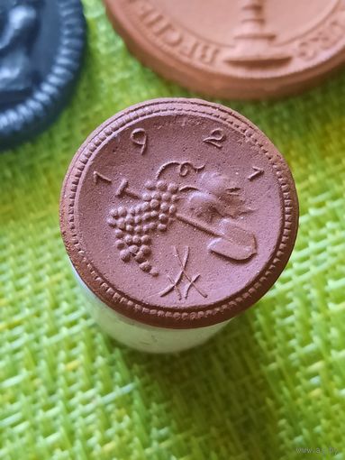 Нотгельды Саксония 50 пфенниг 1921 г (  фарфор  )
