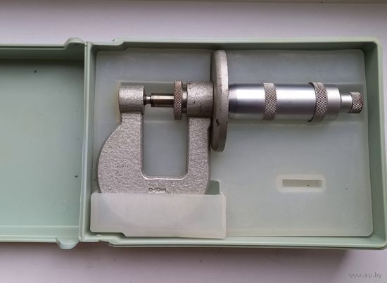 РЕДКИЙ Микрометр 0-10мм.Советский.С коробкой.