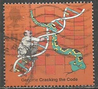 Британия. 50-я годовщина исследования ДНК. 2003г. Mi#2088.
