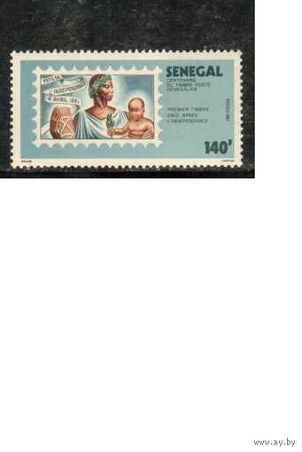Сенегал-1987 (Мих.917) ,  ** , 100-лет марке Сенегала