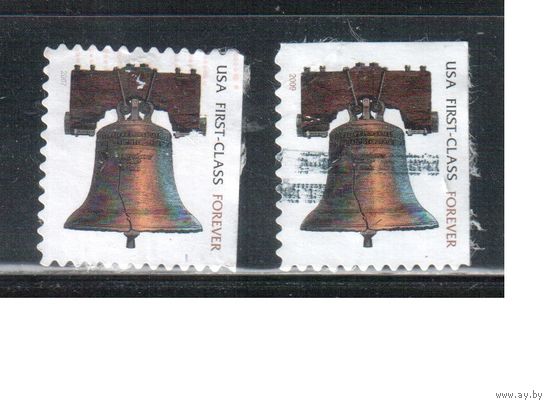 США-2007-2009 (Мих.4201-) , гаш., Стандарт, Колокол , 2 выпуска