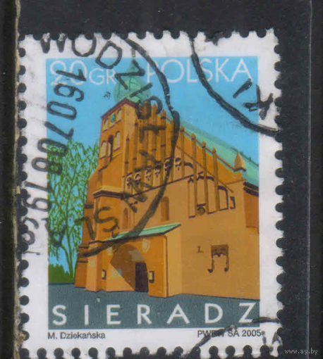 Польша 3-я Респ 2005 Серадз Коллегиальная базилика Всех Святых #4199