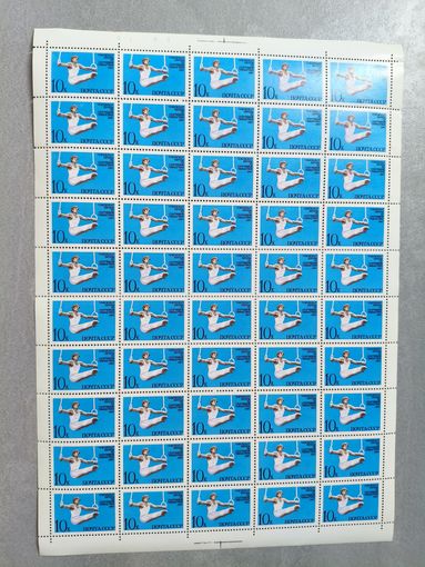 1987 СССР. Чемпионат Европы по спортивной гимнастике, Москва. Лист