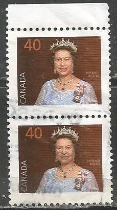 Канада. Королева Елизавета II. 1990г. Mi#1213. Пара.
