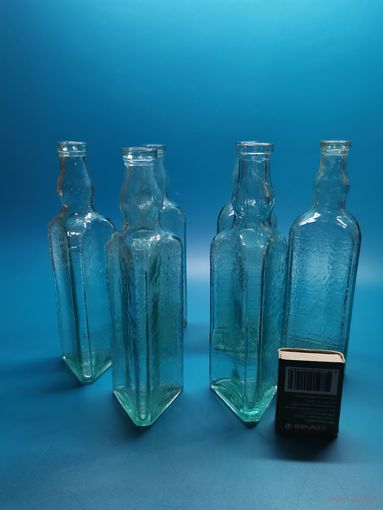 Старая бутылочка СССР (уксус) КС, КС 68. 6 шт. одним лотом.