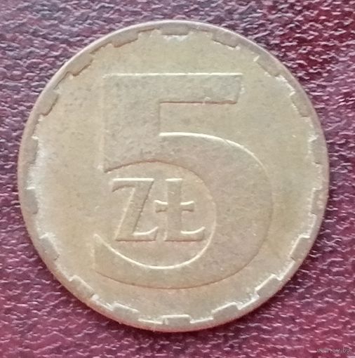 Польша 5 злотых, 1986-1988