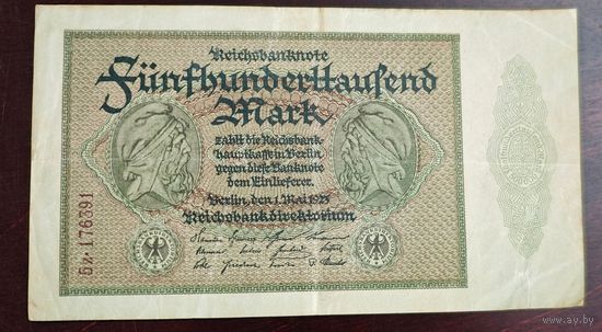 1923 год Германия 500000 марок