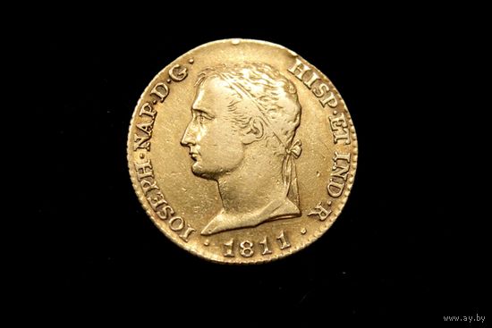 80 реалов 1811 г. Испания, Жозеф Бонапарт. Редкая!