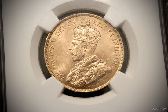 10 долларов 1914 г. Канада, Георг V. NGC MS63