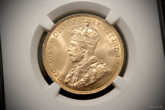 10 долларов 1913 г. Канада, Георг V. NGC MS63