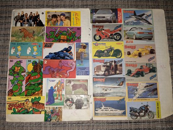 Наклейки 90-х Лот 9