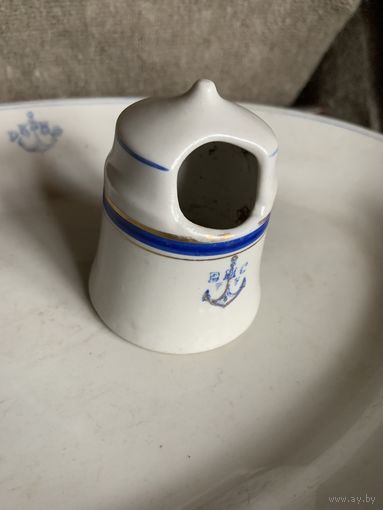 Оригинальная  довоенная солонка ещё советских ВМС-военно-морские СИЛЫ!  так назывался флот до 1936 года!