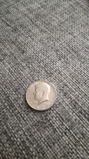 США 1/2 $ 1967 год/ серебро/