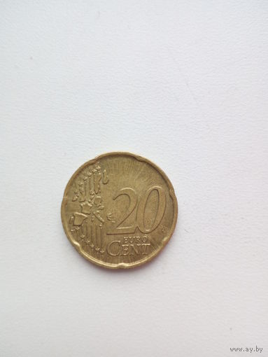 20 евро центов 2002г.(F)Германия