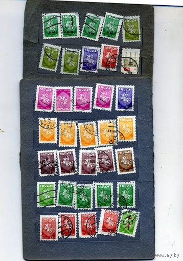 БЕЛАРУСЬ, стандарт сборка  35 марок  по 8 коп шт
