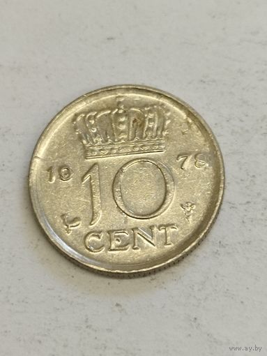 Нидерланды 10 центов 1978