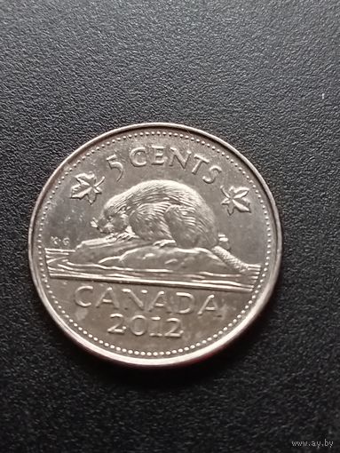 Канада 5 центов 2012 г.