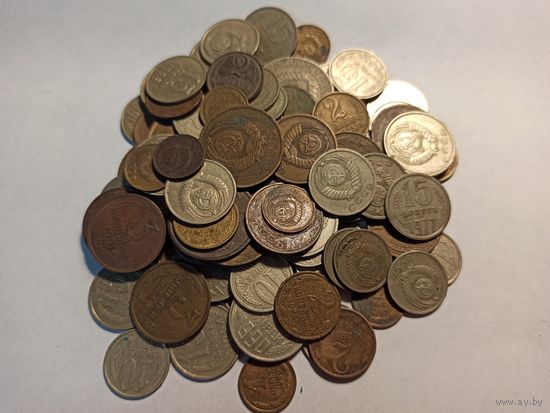 100 монет СССР