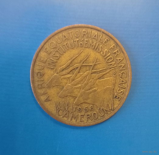 Камерун 25 франков 1958 год