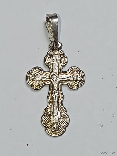Крестик серебро  925 проба .