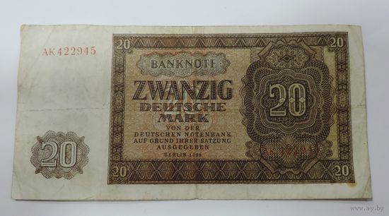 20 марок 1948 г. Германия