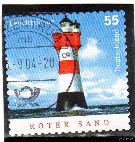 Германия. Ми-2410. Roter Sand .Серия: маяки. 2004