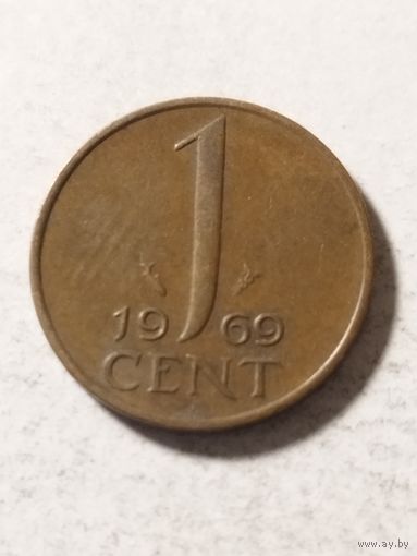 Нидерланды 1 цент 1969