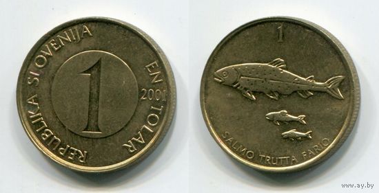 Словения. 1 толар (2001, XF)
