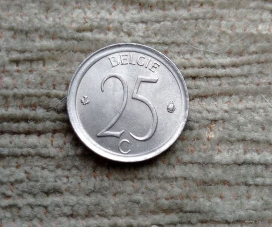 Werty71 Бельгия 25 сантимов 1974