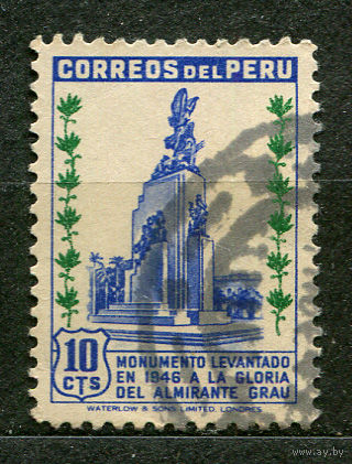 Памятник адмиралу Грау. Перу. 1949