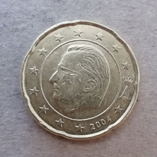 Бельгия 20 евроцентов 2004 год, KM# 228