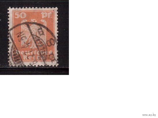 Германия(Рейх)-1924,(Мих.361) гаш. , Стандарт, Герб(концевая)(3)