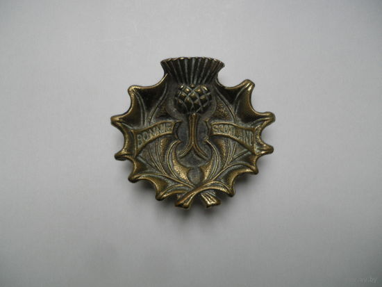 Bonnie Scotland, тарелочка, латунь.