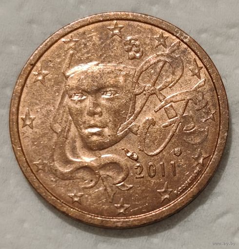 Франция 2 евроцента, 2011 (14-14-28)